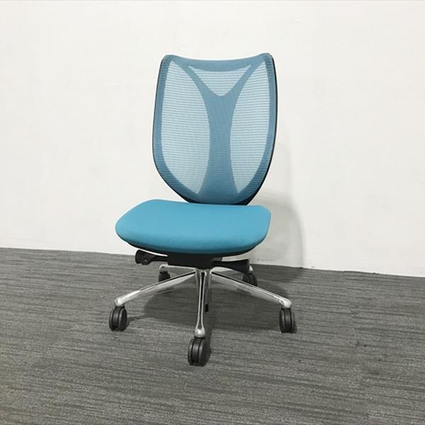 オカムラ（okamura） サブリナ ハイバック C833BR FSZ6 ブルー 中古 IO 