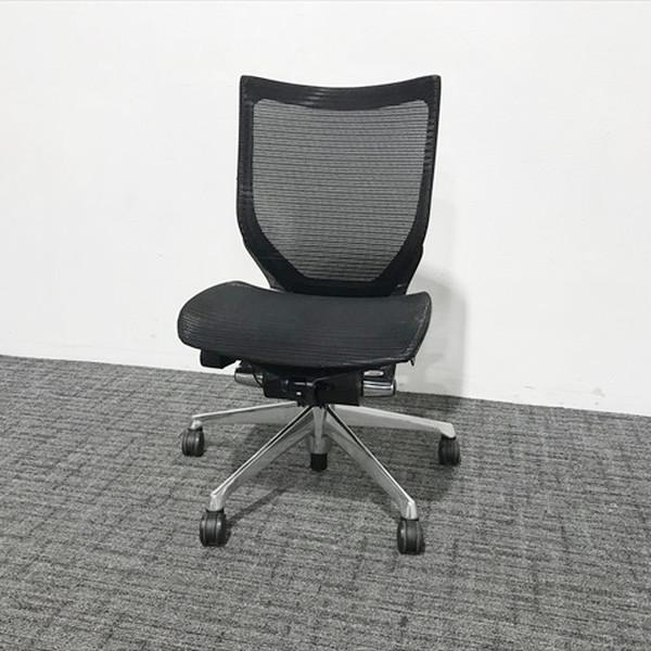 オカムラ バロンチェア オフィスチェア ローバック メッシュ ブラック 