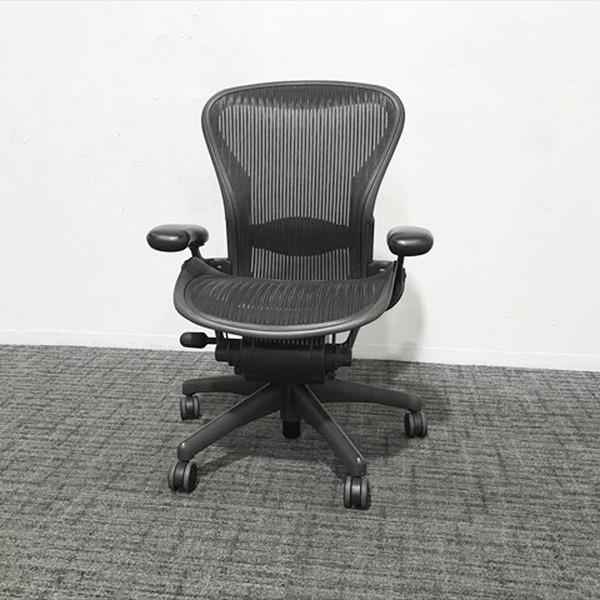 az　ハーマンミラー　アーロンチェア　Bサイズ　スタンダード　固定肘　中古品 az ハーマンミラー アーロンチェア Bサイズ スタンダード 固定肘