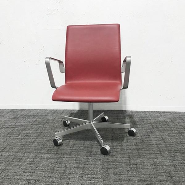 フリッツハンセンOXFORD CLASSIC【稀少】インディアンレッド Fritz Hansen（フリッツハンセン） オックスフォードアームチェア