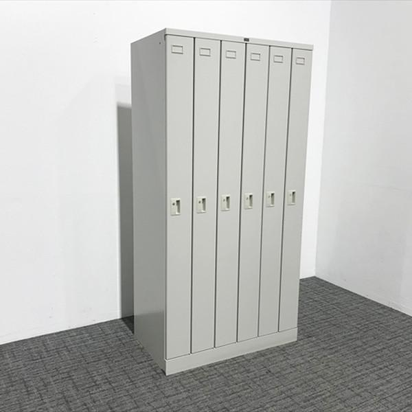 ウチダ ロッカー 6人用 内田洋行 NF型 グレー 中古 LK-866610C