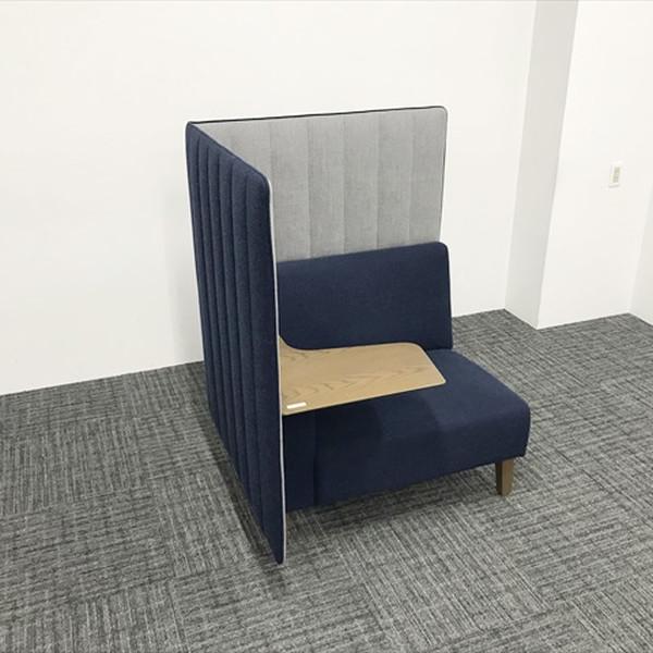 コクヨ KOKUYO 1人掛けソファー KOKUYO（コクヨ） 応接用ソファ 1人用 インターバル ブルー 中古 RI