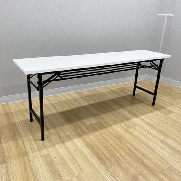 ■取り扱い番号TF-878737A■仕様製品名 : 脚折式会議テーブル 棚付 OC-MTA1845M色素材 : ホワイト外寸 : 幅1800mm 奥行き450mm 高さ700mm ランク : Aランク■特徴天板:メラミン樹脂化粧板・パーティ...