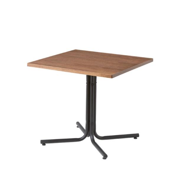 ダリオ カフェテーブル ダイニングテーブル ブラウン W75 D75 H67 組立式 TMZEND-223TMZTBR TM-043137N