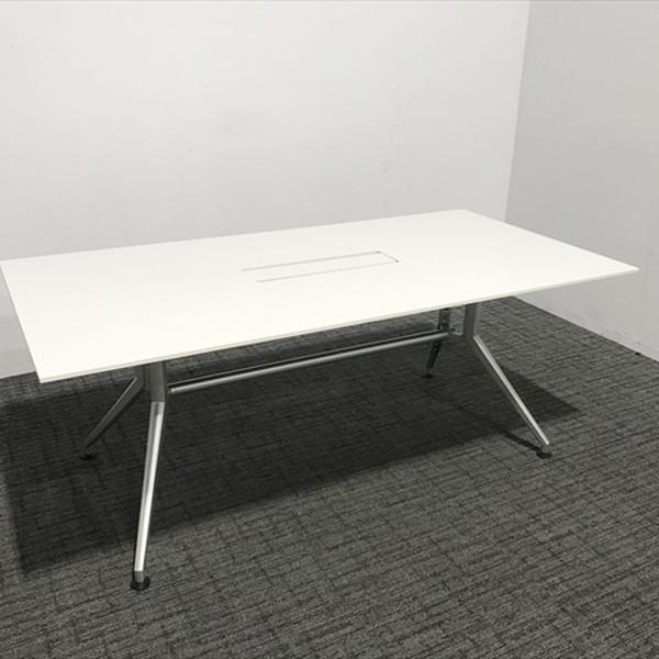 イトーキ（ITOKI） ミーティングテーブル 完成品 DD ホワイト □ 中古 