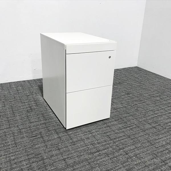 イトーキ サリダ PSワゴン 3段 キャスター付き デスクワゴン ホワイト