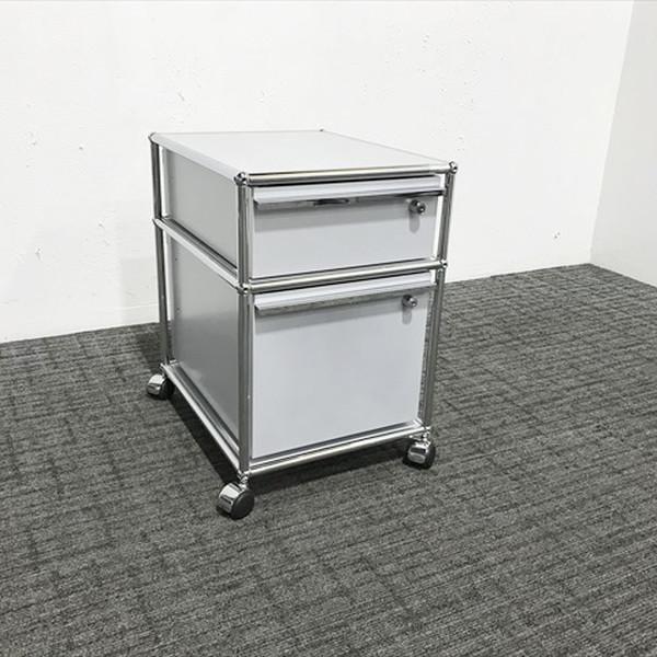 USM USMハラー インサイドワゴン 2段 中古 WI-873552B : オフィス家具