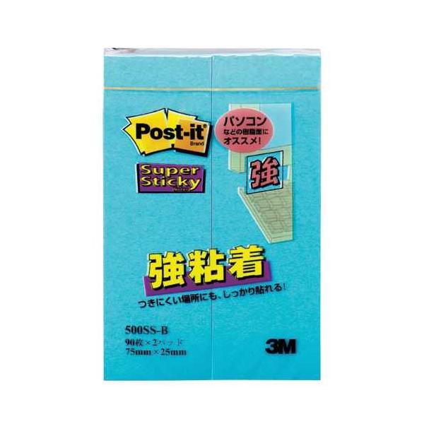Post-it@500SS-B@S@75mm×25mm@@X[GWp