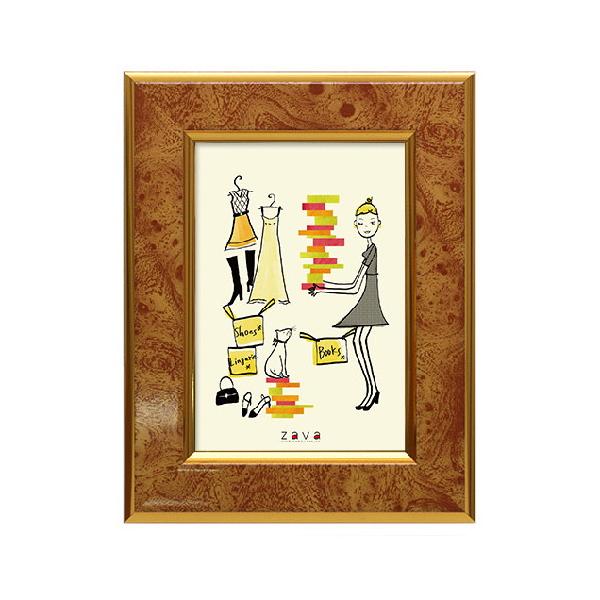 ■外寸：137 x 174mm■内寸：89 x 127mm■窓寸：80 x 118mm■重量：190g■パッケージ：かぶせ箱＋ヘッダー付 OPP袋■対応サイズ：L判■柄：大理石/木目■本体：樹脂製■面材：ガラス壁掛用金具（吊り紐無し）・縦横...