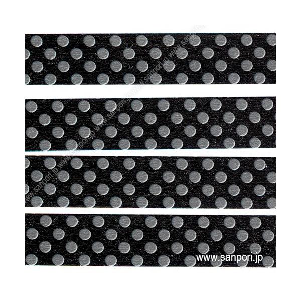 メール便対応 mt 1P ＜ドット・黒×灰＞ MT01D313 カモ井加工紙