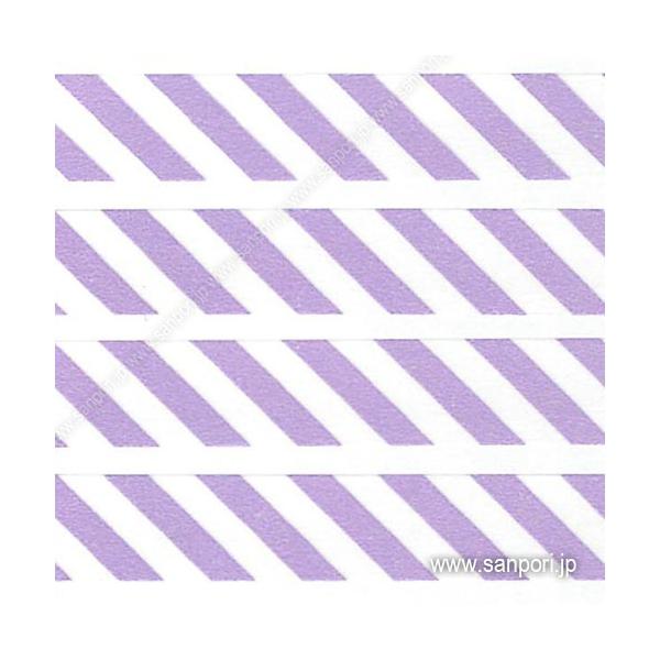 メール便対応 mt 1P ＜ストライプ・ライラック＞ MT01D376 カモ井加工