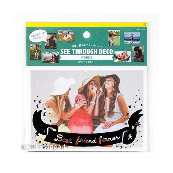 [֑Ή@ʐ^ȒPfR[VI@See Through Deco@^@V[X[fR@8@[YiubNj@60-441@ZK