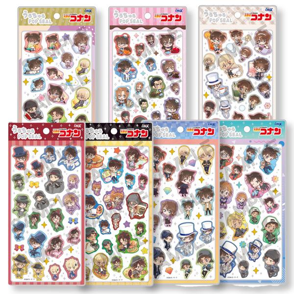 うるちゅるポップシール 名探偵コナン CR140389/CR140390/CR140391/CR140392/CR140393/CR140394/CR140395 クラックス ボンボン ボンドロ ドロップ