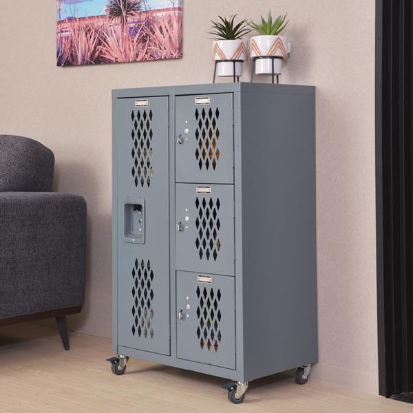 東谷 スチールチェスト スチールチェストL 収納 鍵付き ラルド