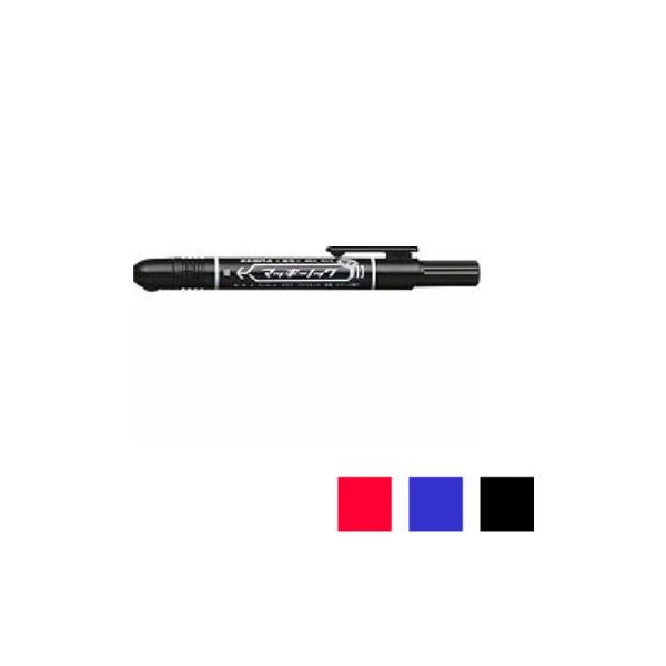 EC-P-YYSS6 ノック式 油性マーカー マジック マッキーノック 細字 1.0