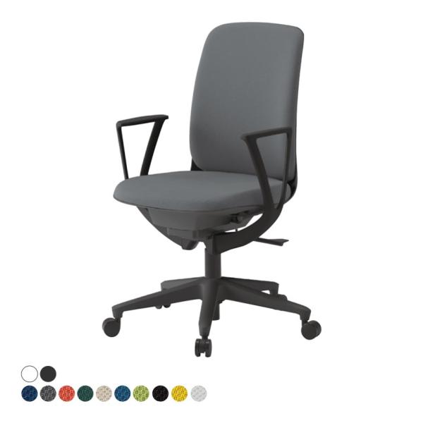 トルテU ITOKI(イトーキ) トルテUチェア ハイバック ループ肘付き 布