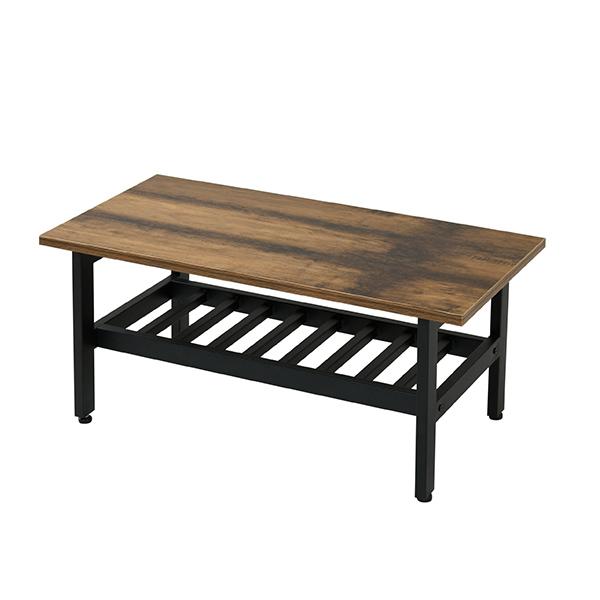 JK-PLAN リビングテーブル センターテーブル ローテーブル 棚