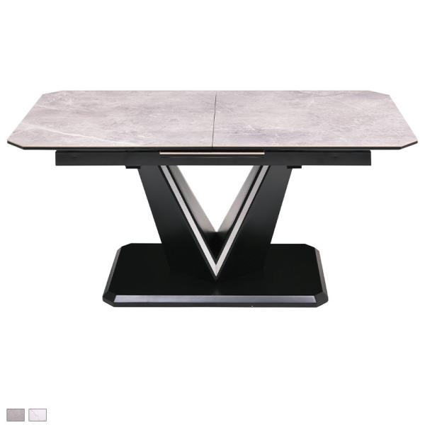 伸長式ダイニングテーブル セラミック天板 食卓テーブル オシャレ