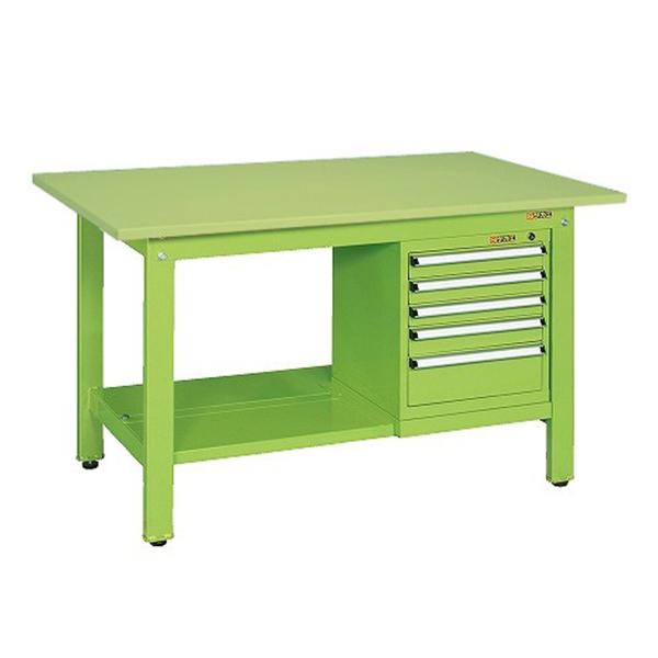 サカエ 軽量作業台 スモールキャビネット付き KKタイプ KK-69SSL5 小物