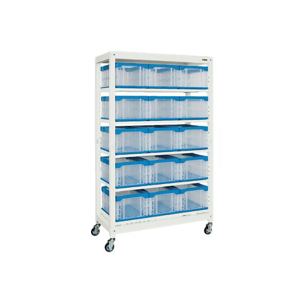 本体 サカエ マルチプルラック固定棚 耐荷重50kg 幅1250(間口) ×奥行