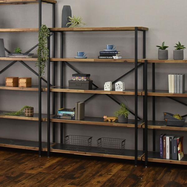 【送料込み】ブックシェルフ・リビングラック officecom_tl-fjw1185shelf