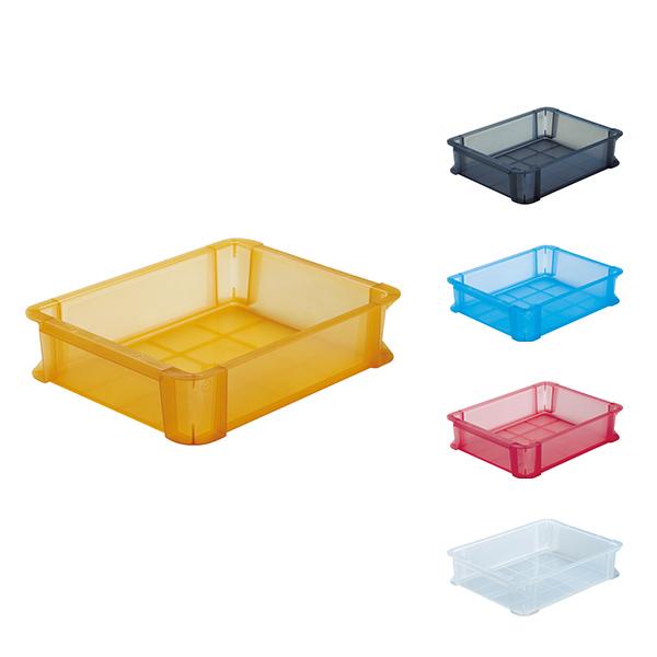 TRUSCO中山 TRUSCO スケルトンカラーコンテナ 6L TSK-6 : オフィス家具