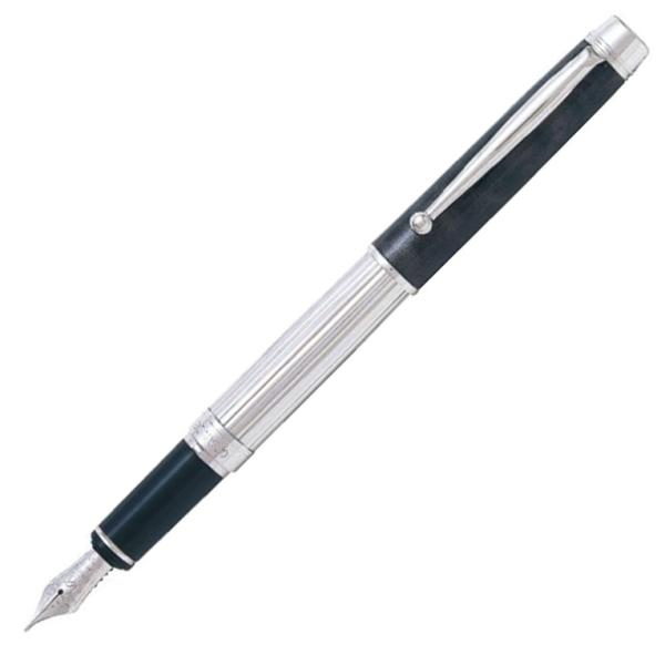 グランセ 【廃番品・在庫限り】PILOT 万年筆 ブラック＆グレー