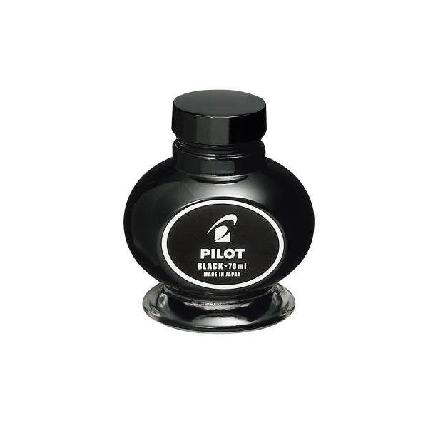 PILOT（パイロット） 万年筆インキ ブラック INK-70-B 70ml : 万年筆の