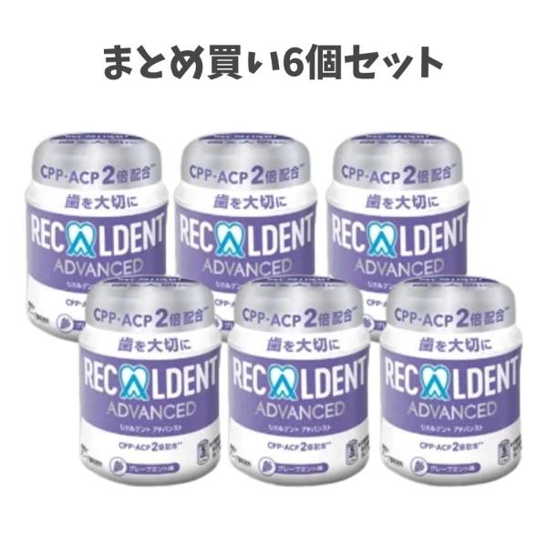 ReCALDENT（リカルデント） 歯科医院専用 粒ガム ボトルタイプ 140g 6