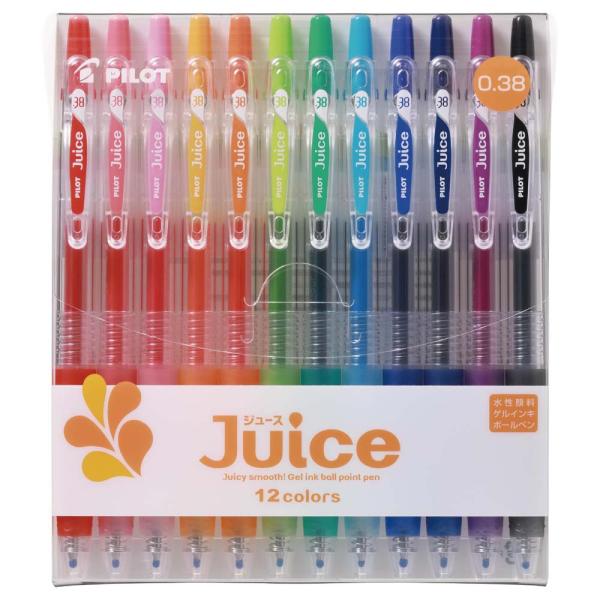 パイロット PILOT ジュース 0.38mm 12色セット LJU120UF-12C ゲルインキボールペン