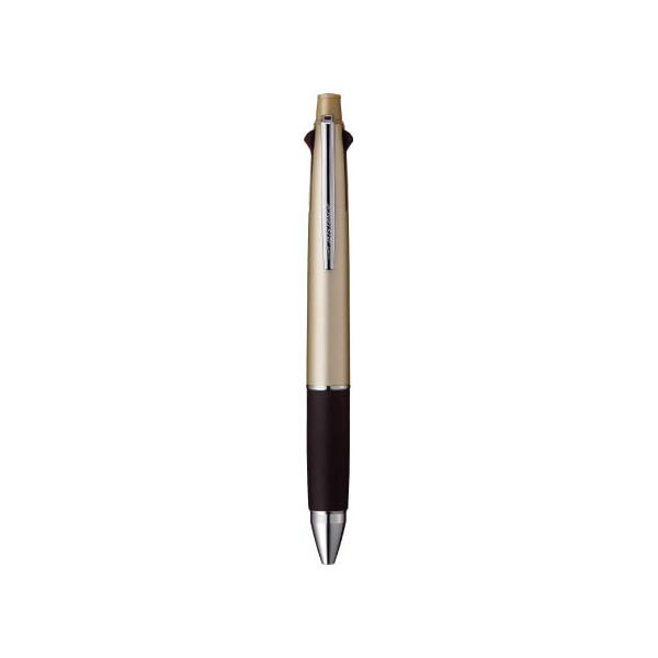 ＜三菱鉛筆＞ ジェットストリーム 4＆1 多機能ペン（4色+シャープペン） 0.38mm シャンパンゴールド MSXE510038.25