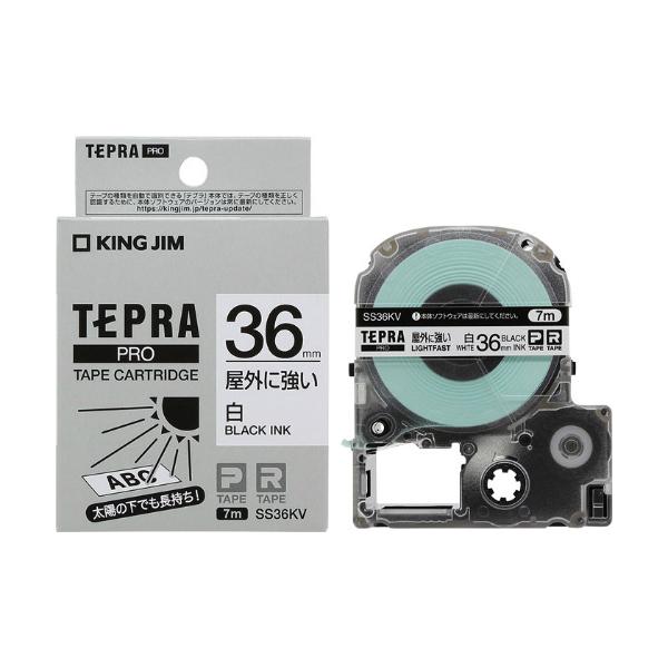 �L���O�W����KING JIM���e�v���uPRO�v�e�[�v�J�[�g���b�W�@���O�ɋ������x���@���^������ SS36KV�@36mm���@7m