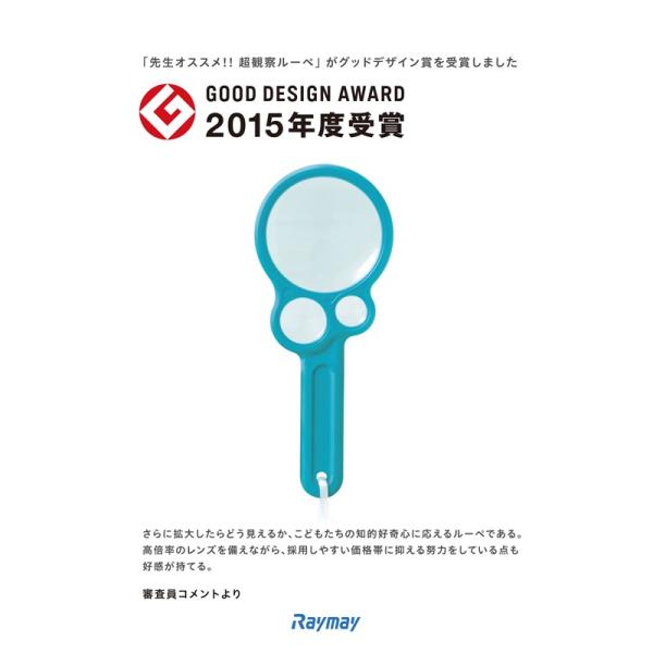 メーカー取寄せ商品【ゆうパケットなら送料250円(税込)】レイメイ藤井 先生オススメ！！超観察ルーペ EW401