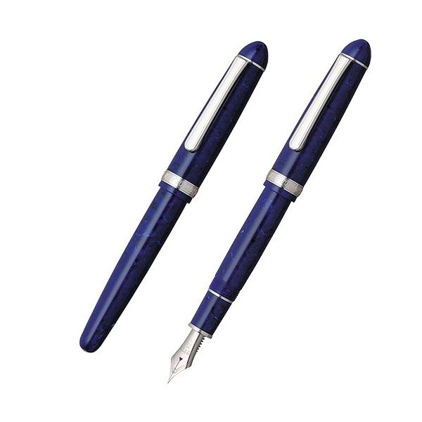 プラチナ万年筆 #3776 セルロイド#50 ミッドナイトオーシャン F(細字) プラチナ万年筆 【在庫品】プラチナ万年筆 万年筆 #3776