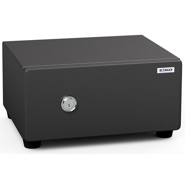 メーカー直送商品【送料無料】 エーコー 家庭用小型耐火金庫　STANDARD　BES-2　(シリンダー式)　A4横対応　30分耐火　8.3L 　トレー1枚「EIKO」 19kg