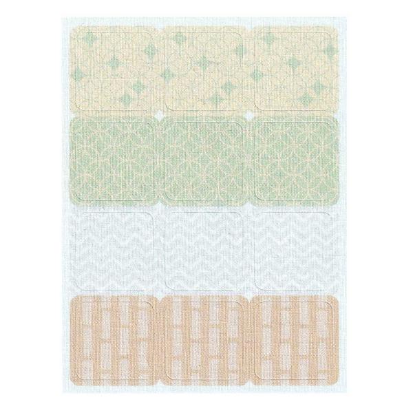 シャチハタ Shachihata 布に貼れるお名前シール アソートＡ 持ち物スタンプ おなまえシール