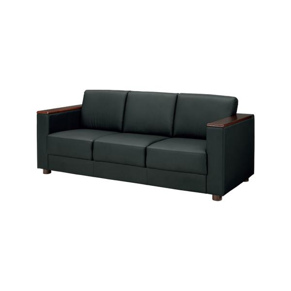 メーカー直送商品【送料無料！】FIRST-G 応接チェア GOS-03KRR 3人掛け 707052