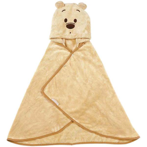 スケーター Skater 吸水速乾フード付きバスポンチョ くまのプーさん BPO1 ポンチョ タオル お風呂 プール ディズニー