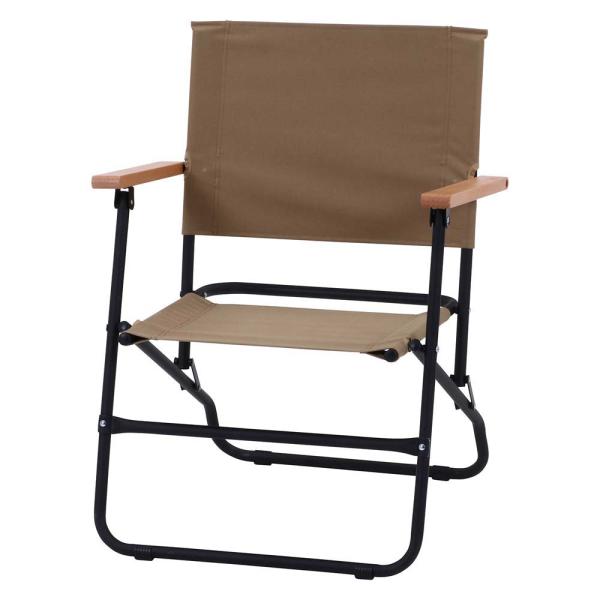 折りたたみチェア 木製アームレスト付き　クッションカバーとセット officeland_8369611