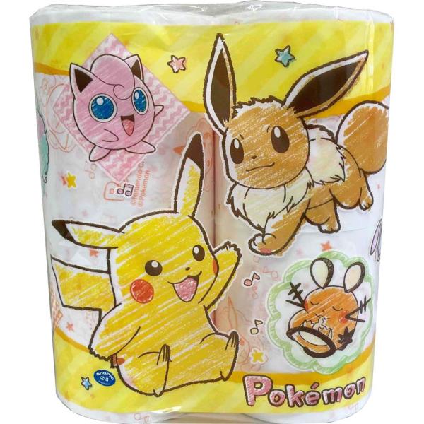 ポケモン　トイレットペーパー　20袋セット ポケモン トイレットペーパー ( 4ロール ) : 爽快ドラッグ