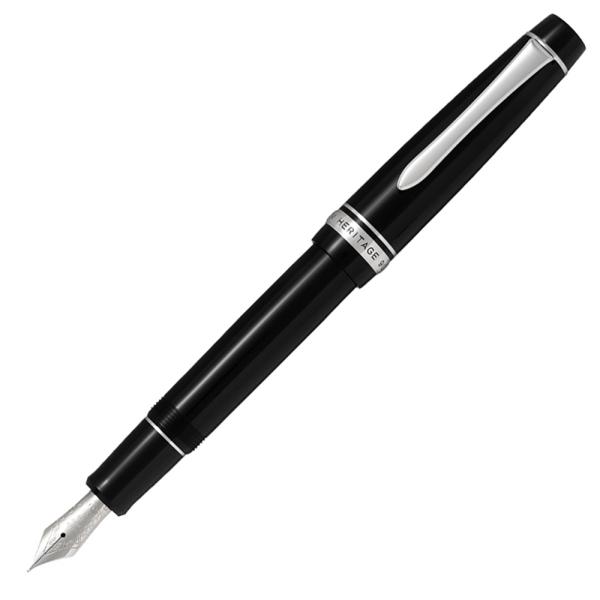 パイロット PILOT 万年筆 カスタム ヘリテイジ 912 ブラック 中字 ウェーバリー ギフトケース付き FKVH-2MR-B-WA