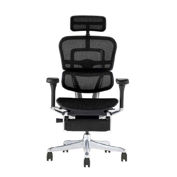 関家具　エルゴヒューマン Ergohuman 新基盤モデル エルゴヒューマン2 プロオットマン ブラックフレーム EHP2-LPL-DR-BF-BK ブラック　445396