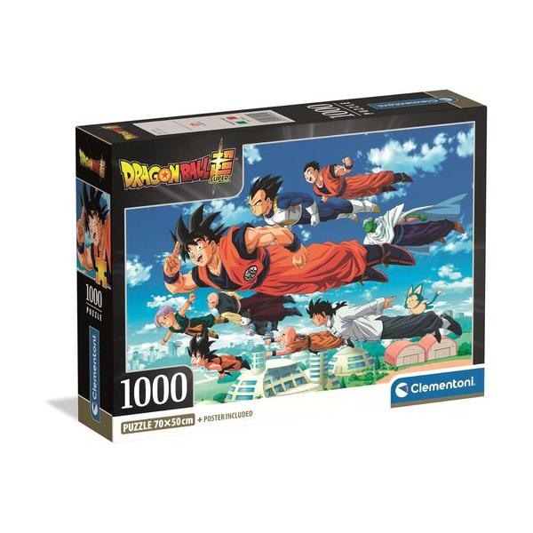 Clementoni　ドラゴンボール超　 ジグソーパズル パズル 1000ピース 70cm x 50cm　ポスター付き