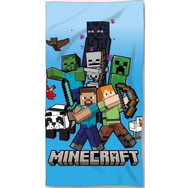 MINECRAFT　マインクラフト　マイクラ　エンダーマン　 ビーチタオル　バスタオル　70cm×140cm 　大判　吸水性　速乾性