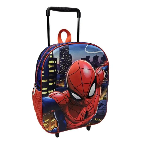 マーベル　スパイダーマン　キャリーバッグ　キャリーケース　リュックサック　リュック　バックパック　コロコロ　かばん　子供用 3D　32 x 26 x 11 cm