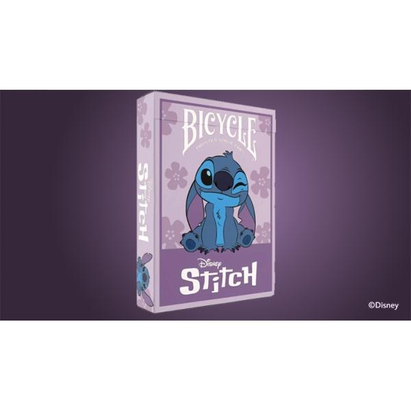 バイスクル　トランプ　プレイングカード　ディズニー　スティッチ　STITCH　紫　 Playing Cards