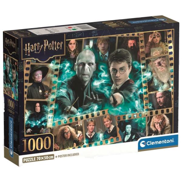 ハリーポッター　Harry Potter　ジグソーパズル　パズル　1000ピース 　70cm x 50cm ポスター付き