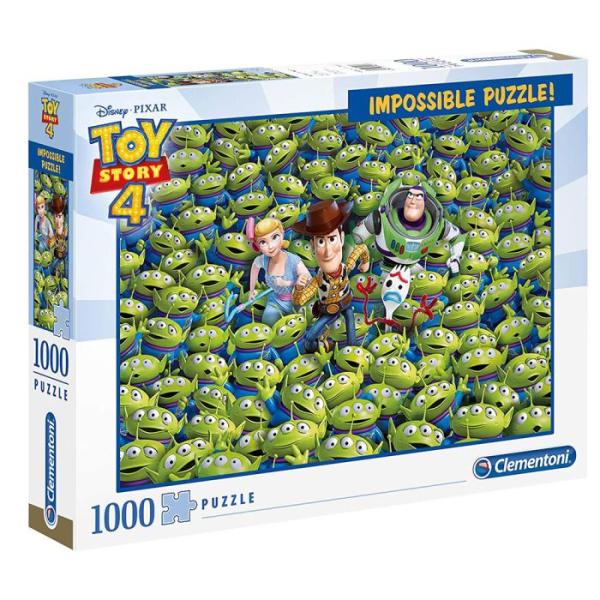 Clementoni　ディズニー　トイストーリー　 ジグソーパズル パズル 1000ピース 69cm x 50cm　高難度　インポッシブルパズル