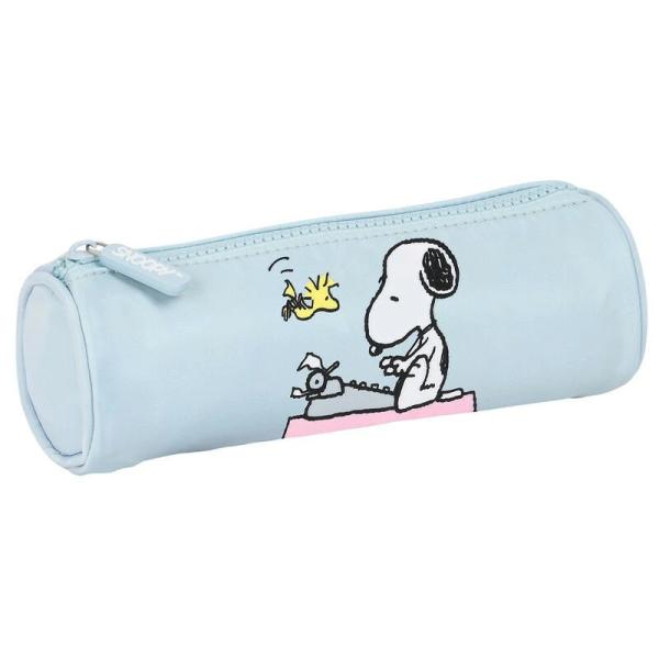 スヌーピー　ピーナッツ　ペンケース　ペンシルケース　筆箱　文具ケース　文房具入れ　円筒形　SNOOPY PEANUTS pencil case