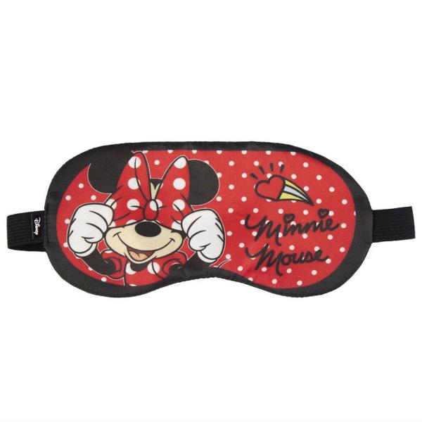 ディズニー　ミニーマウス　アイマスク　睡眠補助　旅行　携帯　18cm x 9cm　 日時指定不可